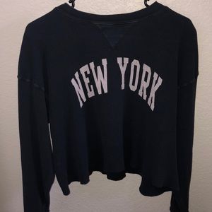 new york crop top